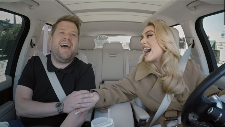 Watch Adele Surprise James Corden and Take the Wheel for Emotional Final 'Carpool  Karaoke' | wkyc.com