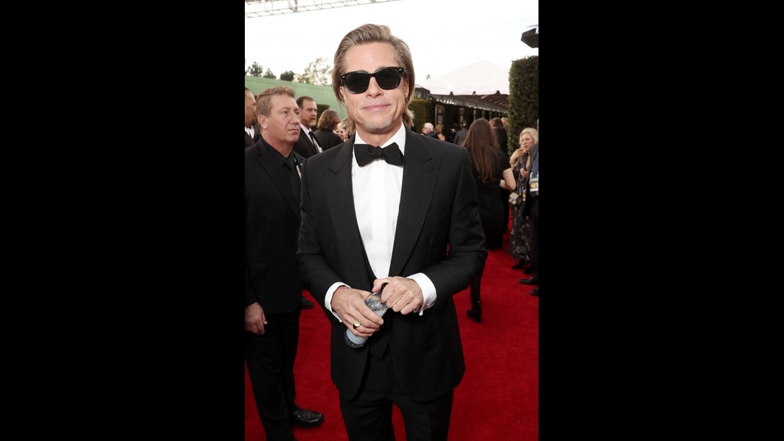 Brad Pitt Brad Pitt (Brioni suit) Arriving on the red carpet for
