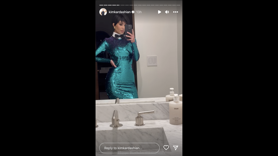 See the Kardashian-Jenners Transform Into Kris Jenner for Her 67th Birthday Party