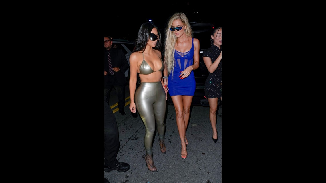 Kim Kardashian visits the SKIMS SWIM Miami pop-up shop on Saturday, News  Photo - Getty Images