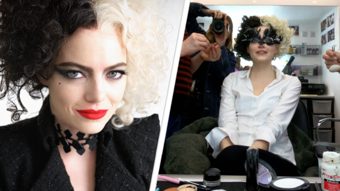 Disney reveals Emma Stone's new look as a punk rock Cruella de Vil
