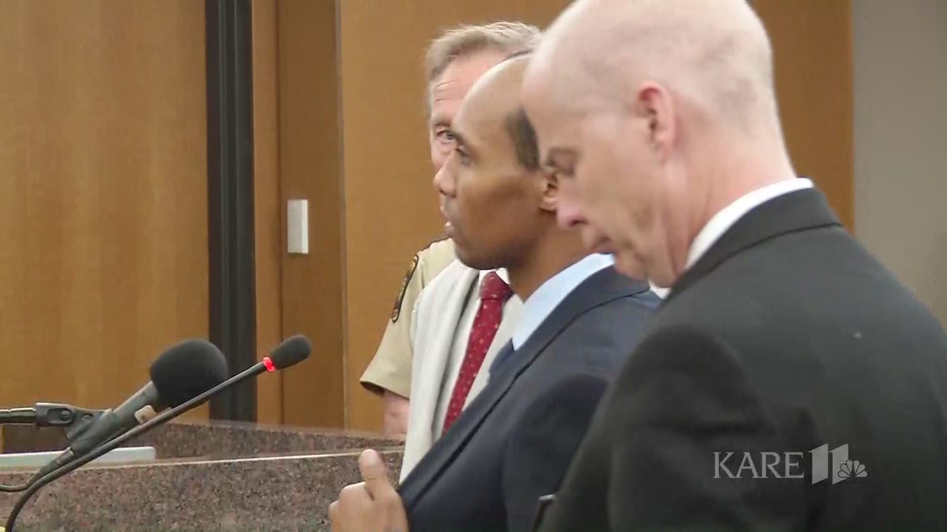 Mohamed Noor speaks to Justine Ruszczyk Damond's family in emotional statement: "I have owed Ms. Ruszczyk's family an apology for a long time... I have lived with this, and will continue to live with this." https://kare11.tv/2Zg6m1s
