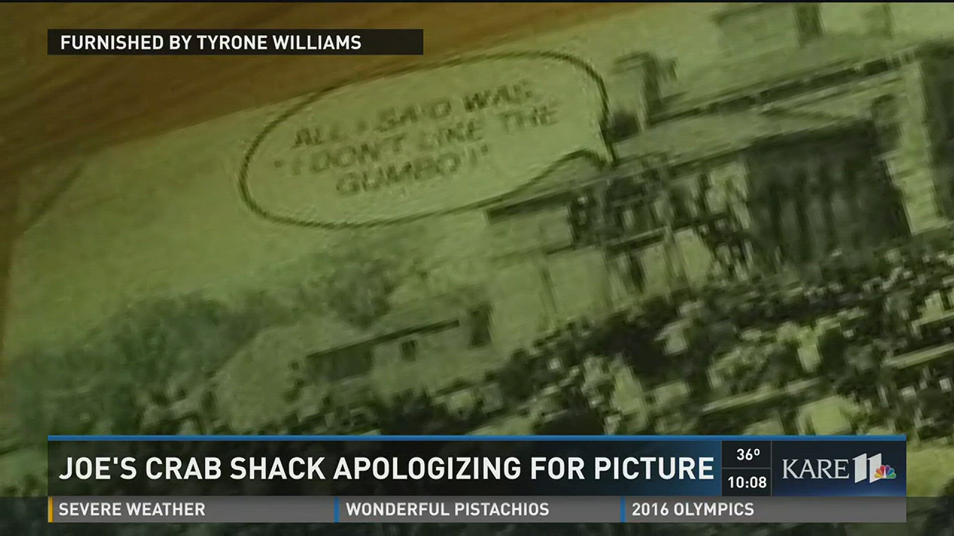 Joe's Crab Shack sorry for controversial picture