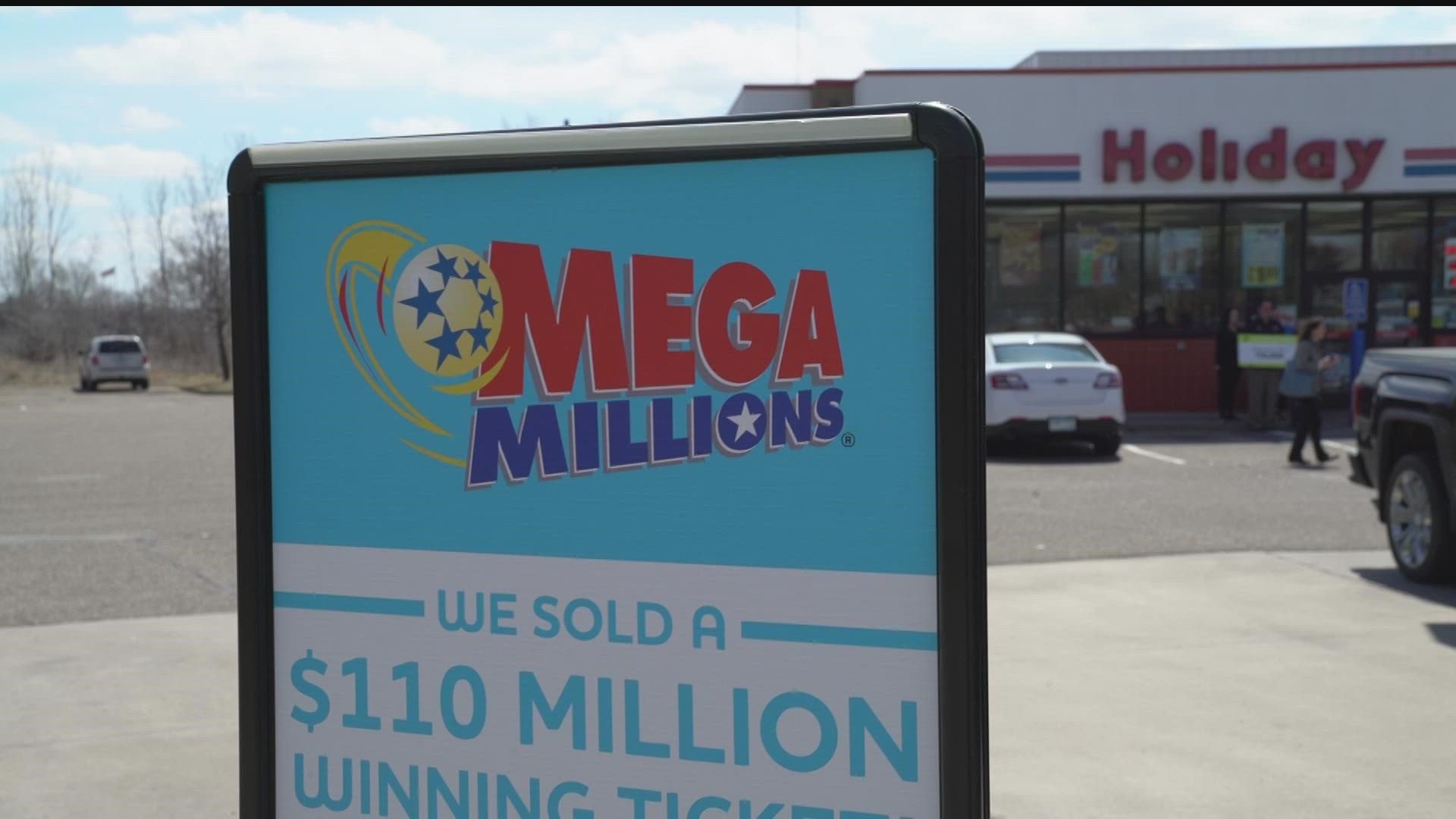 The ticket purchased for the April 12 drawing that matched all 5 winning numbers and the Mega Ball to win the $110M jackpot was sold in Ramsey.
