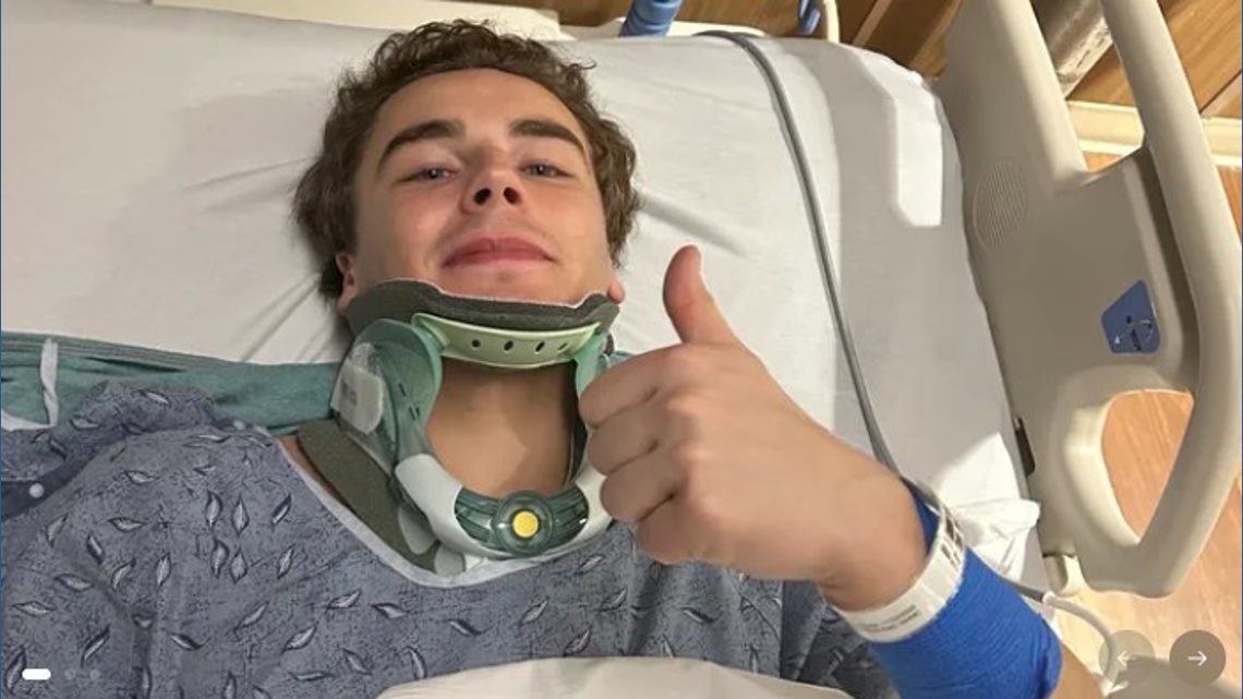 James Clear Injuries Hockey player who suffered serious spine injury gives 'glory to God ...