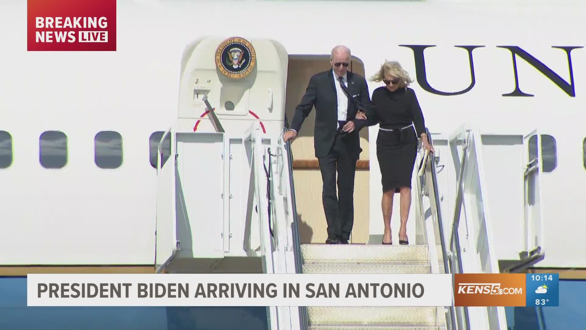 The Bidens will grieve with the Uvalde community after the Robb Elementary School shooting.