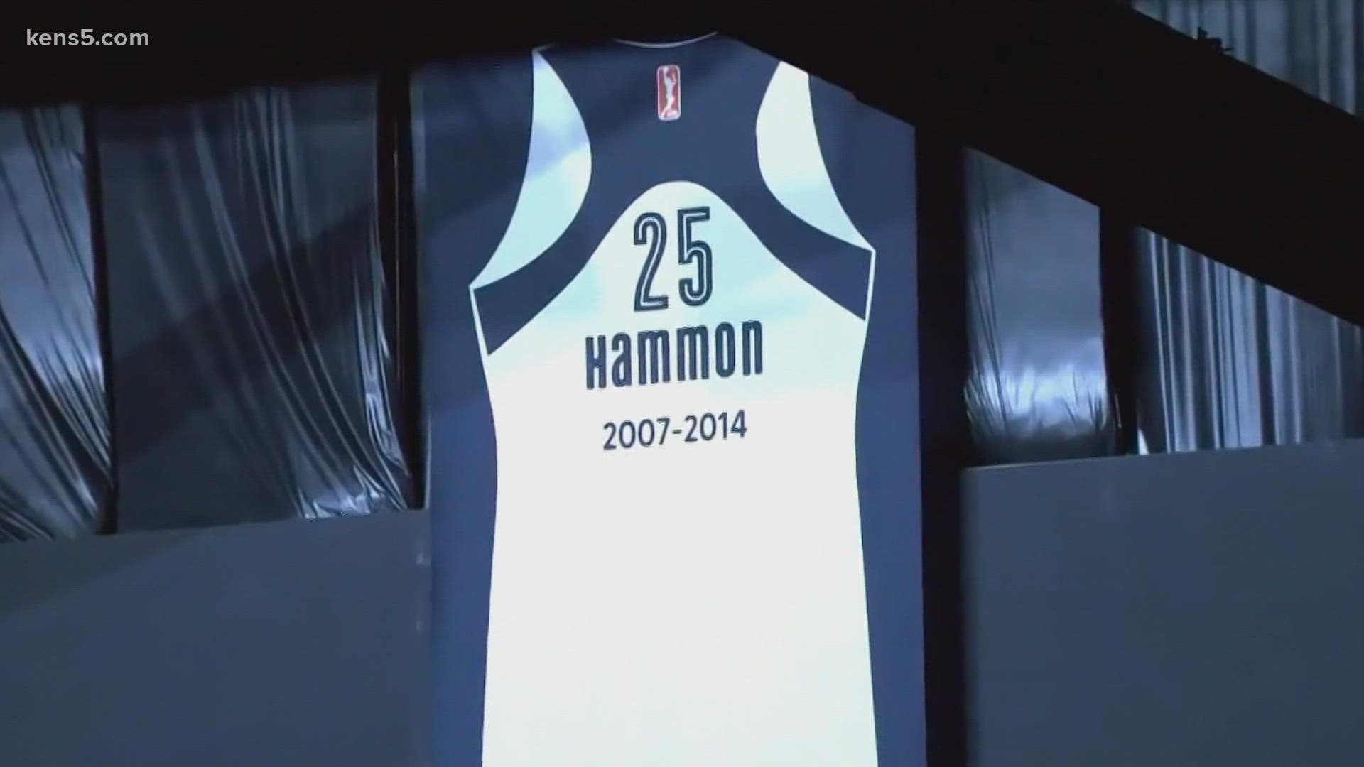 The Spurs' assistant coach played for the San Antonio Stars as part of her tremendous WNBA career, and nobody in the franchise will wear 25 again.