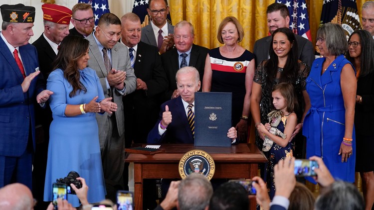 President Biden introduced by Sandusky native for signing of PACT Act to help veterans exposed to toxic burn pits