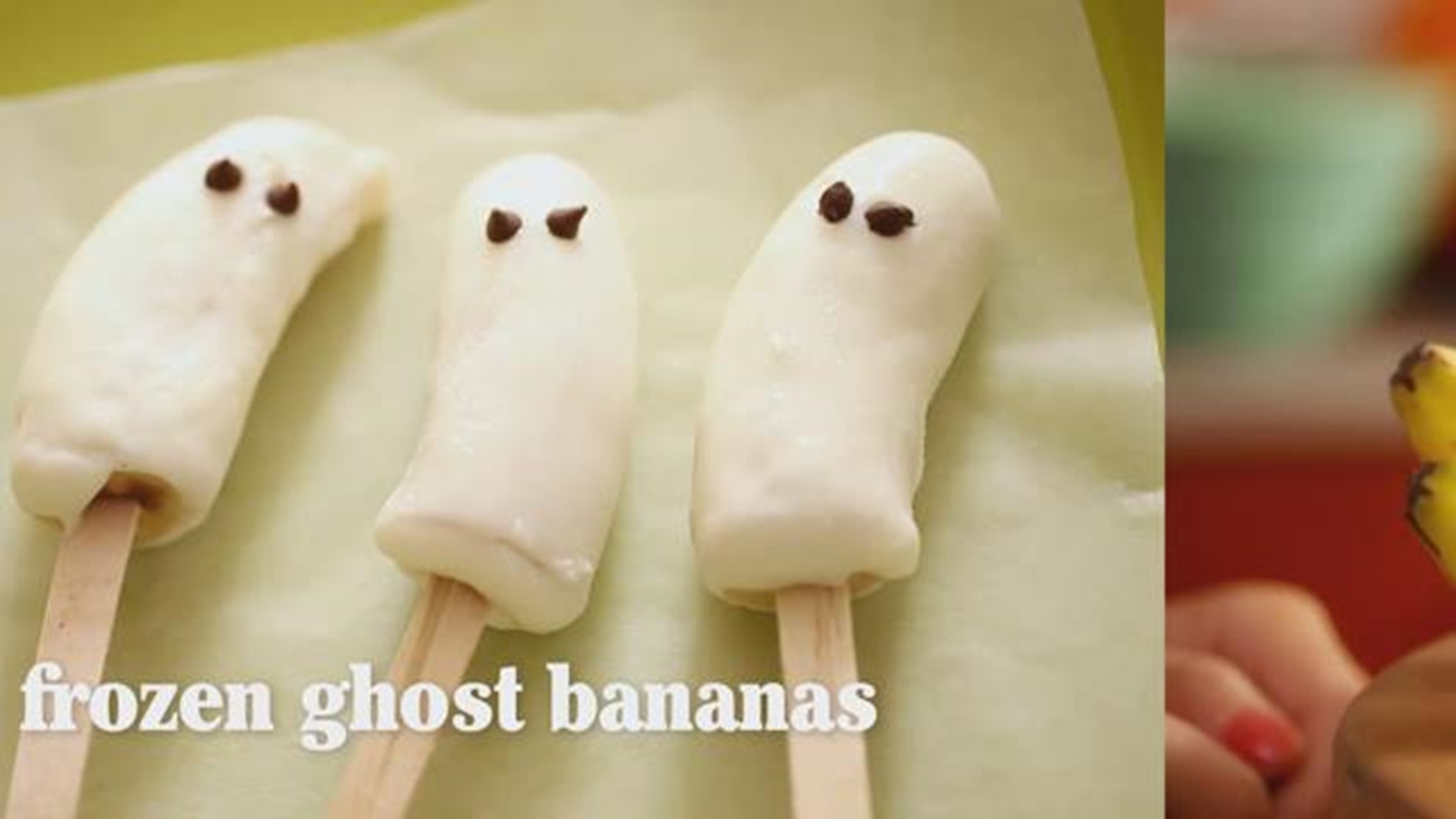 Not-too-spooky fruit snacks perfect for Halloween!