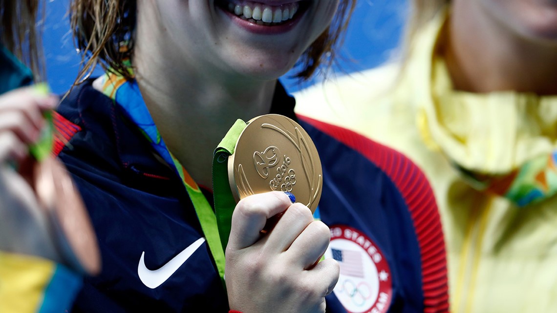 Katie Ledecky wins gold in women's 200 free | wkyc.com