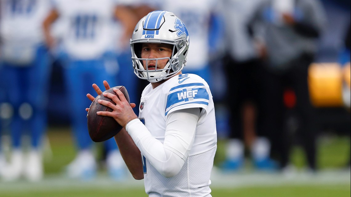 Lions trade Matthew Stafford to Rams for Jared Goff