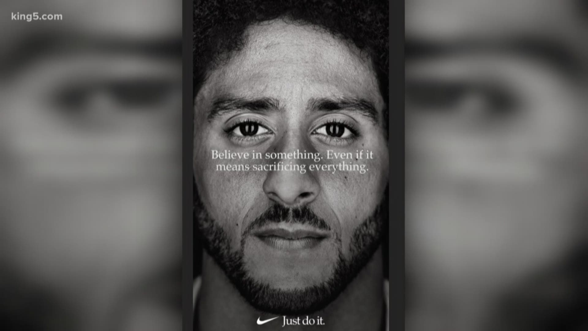 nike ad with colin