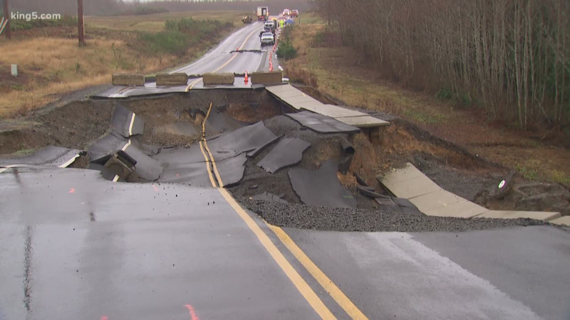 A backroad in Aberdeen has been closed since December and will continue to be closed until spring. Three roads have been closed.
