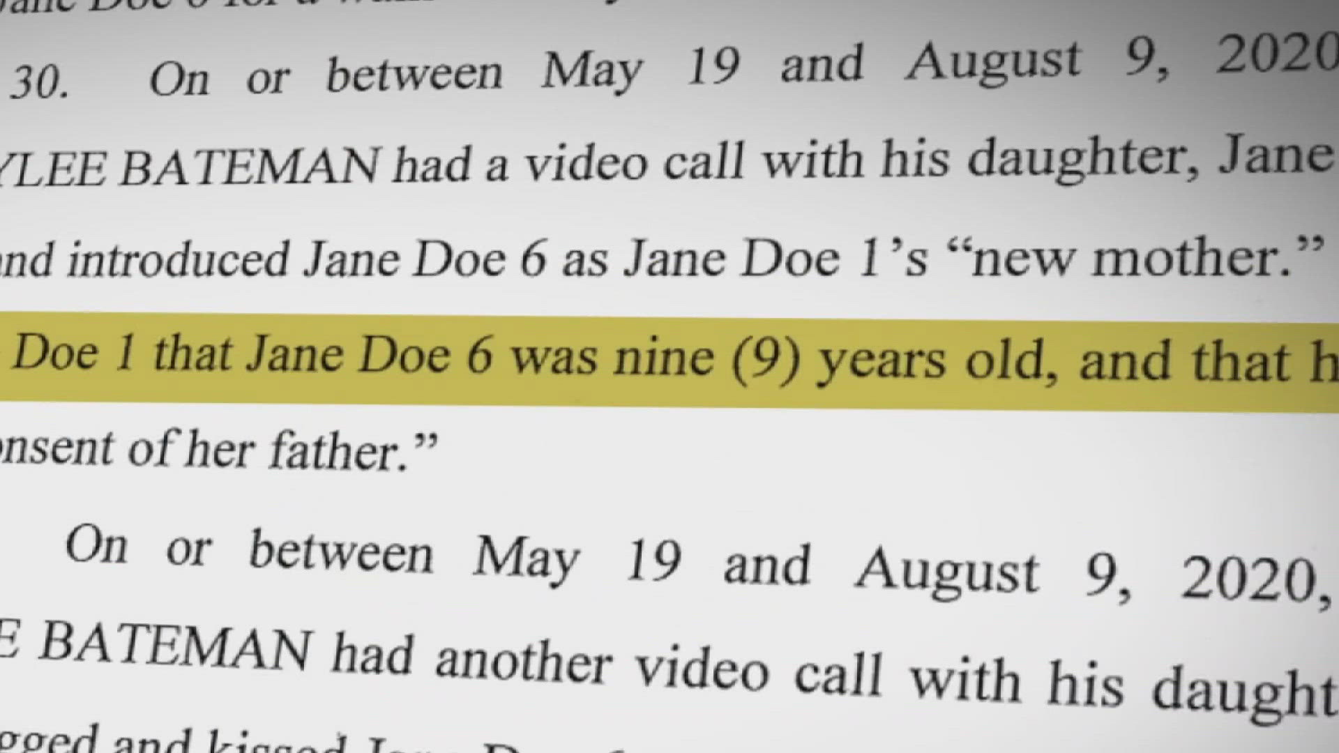 Bateman admitted to sexually abusing girls who he took as child brides.