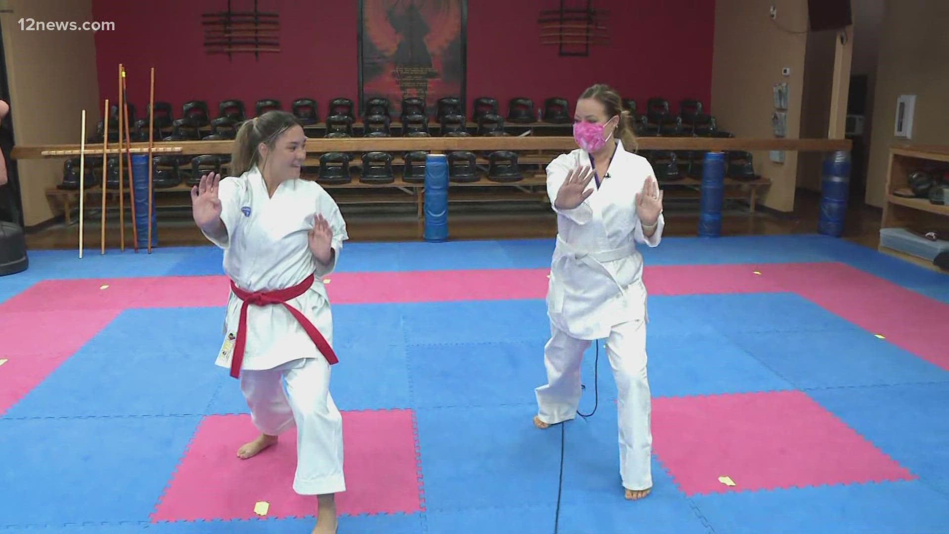 Did you know karate is now an official Olympic sport? Jen Wahl tries it out and shows us more about the sport.