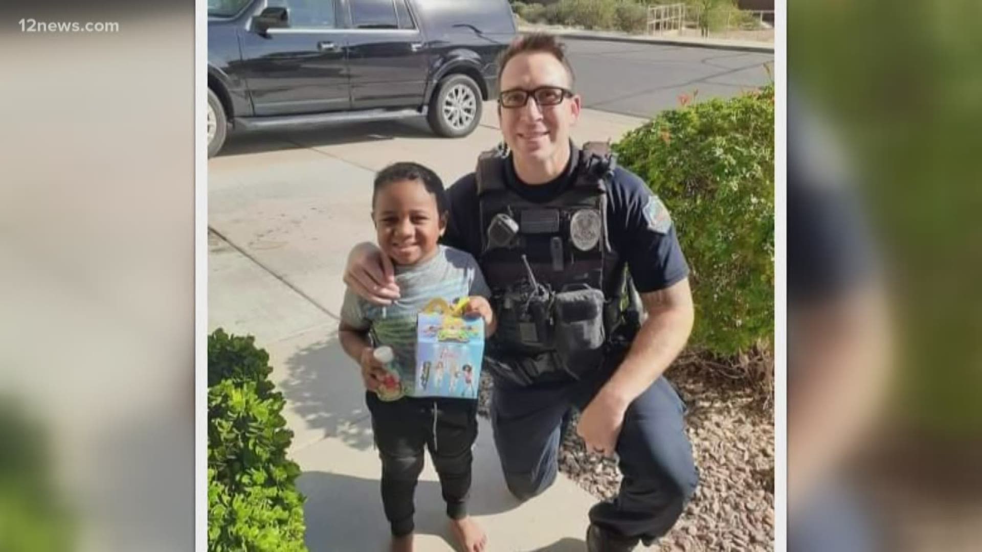 A 5-year-old Mesa boy who called 911 when he wanted McDonald's got a special treat from officers. Team 12's Erica Stapleton has the story.