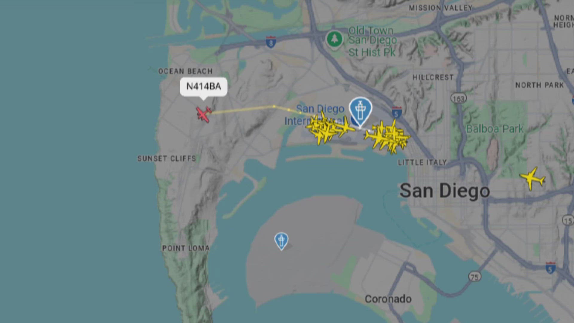 The plane was returning to Phoenix one day after flying out from Arizona. Six people were on board.