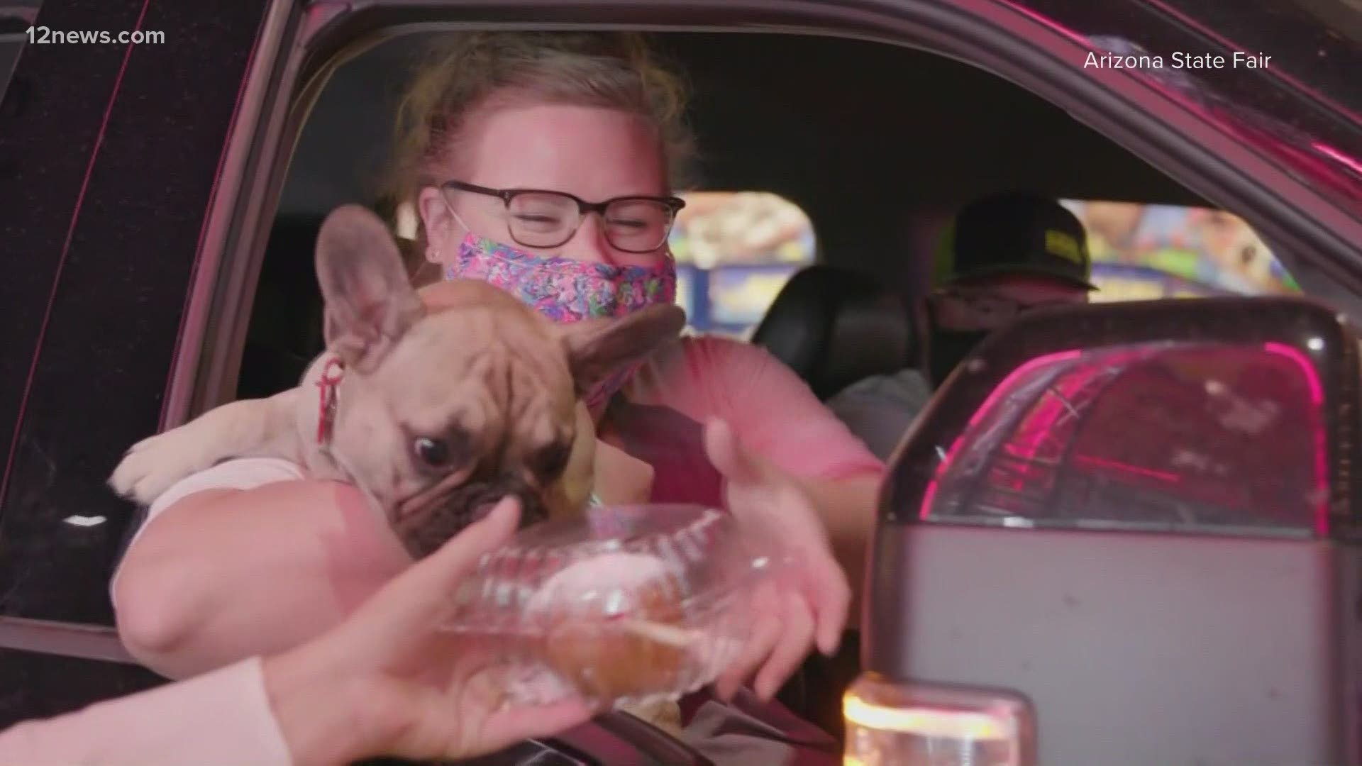 Because it's been so popular the Arizona State Fair has added a third weekend to its Fair Food Drive-thru. About 8,000 vehicles have driven through the drive-thru.