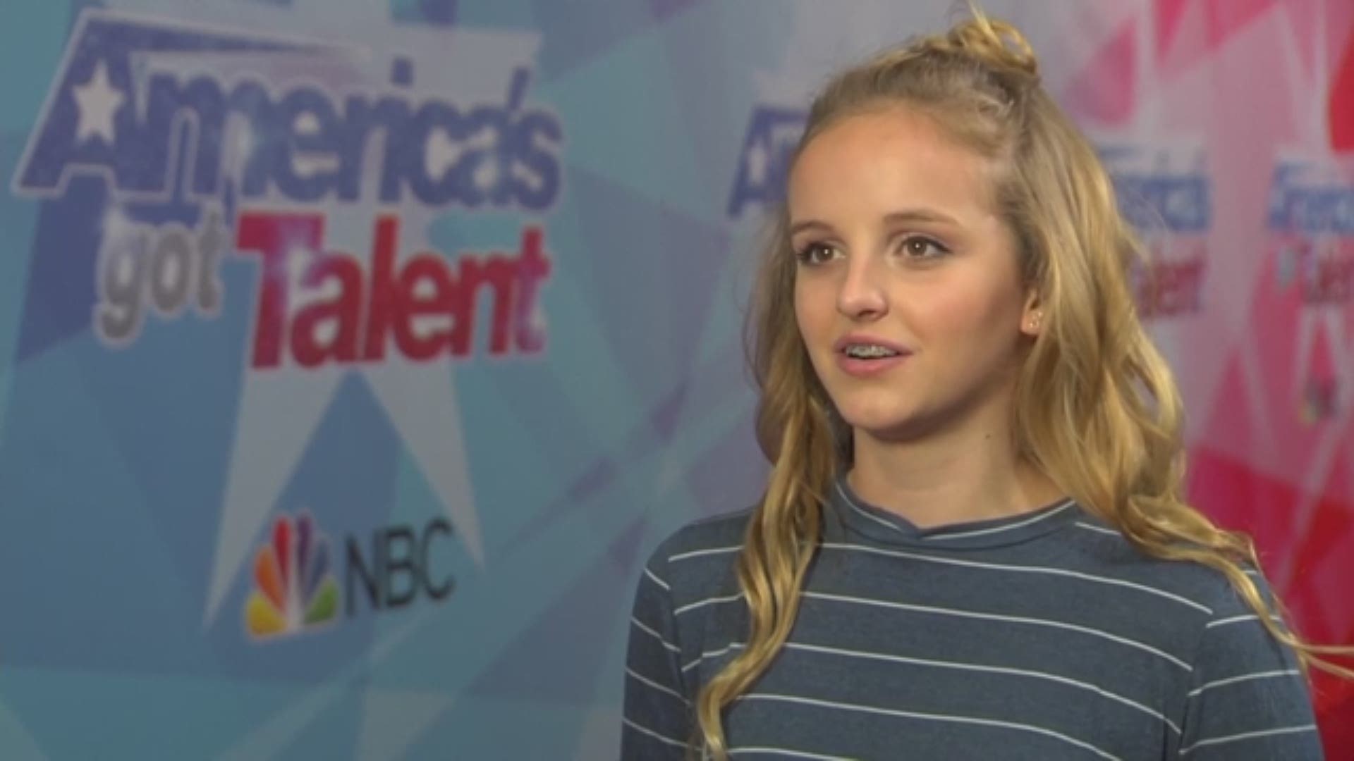 Evie Clair talks about her dad after the America's Got Talent semifinals. He passed away days after she advanced to he finals. NBC
