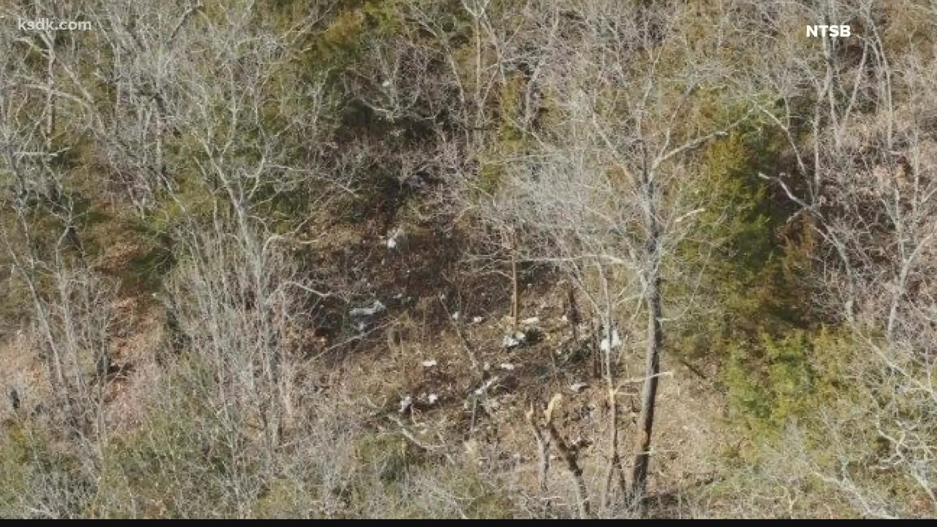 The plane crashed Saturday night, killing the man and woman on board.