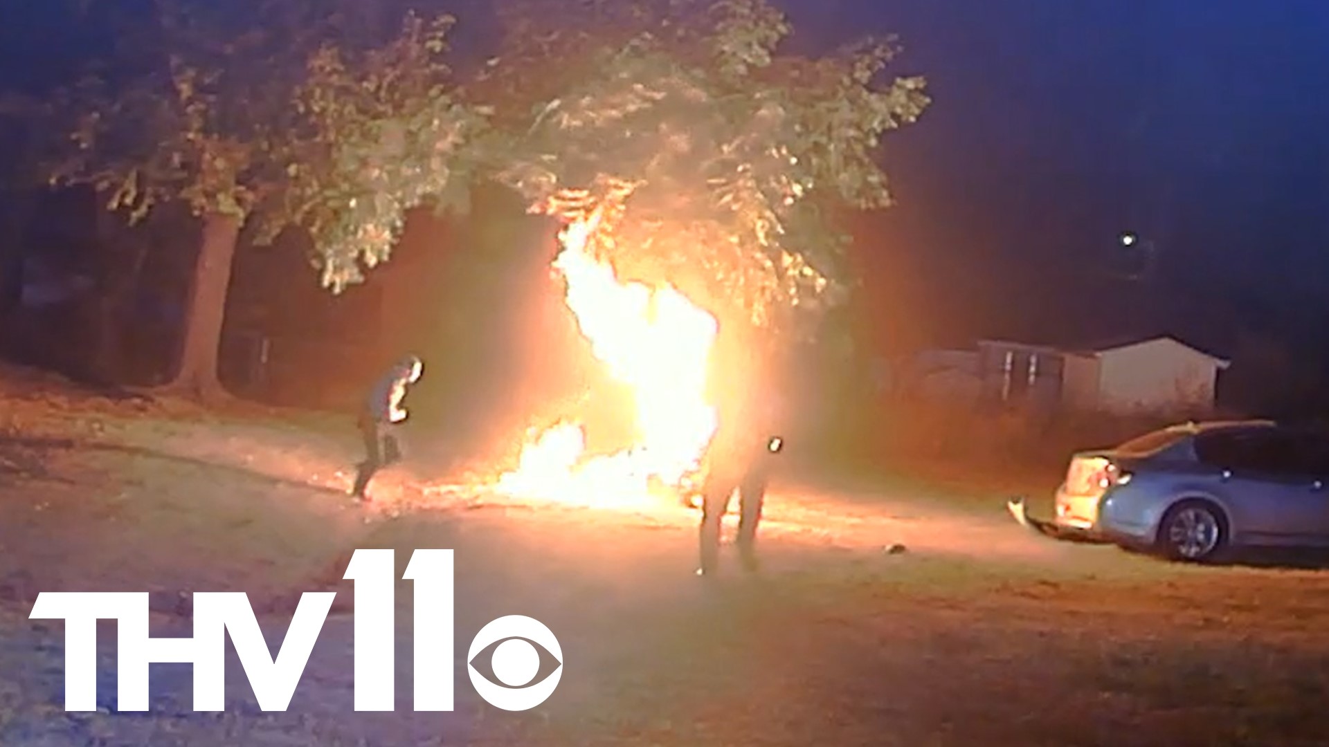 An Arkansas man was "engulfed in flames" after he was tased by a trooper with Arkansas State Police in October.