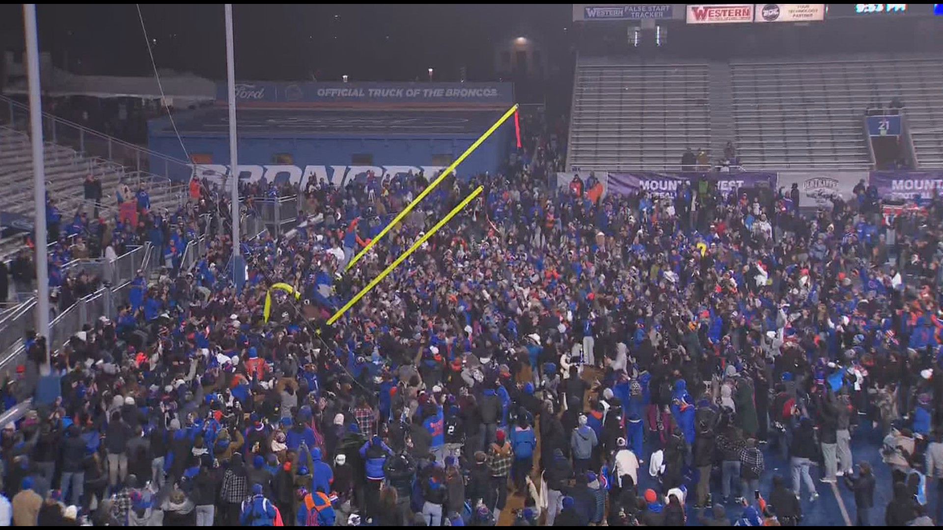 Boise State defeated UNLV 21-7 in the Mountain West Championship Friday night.