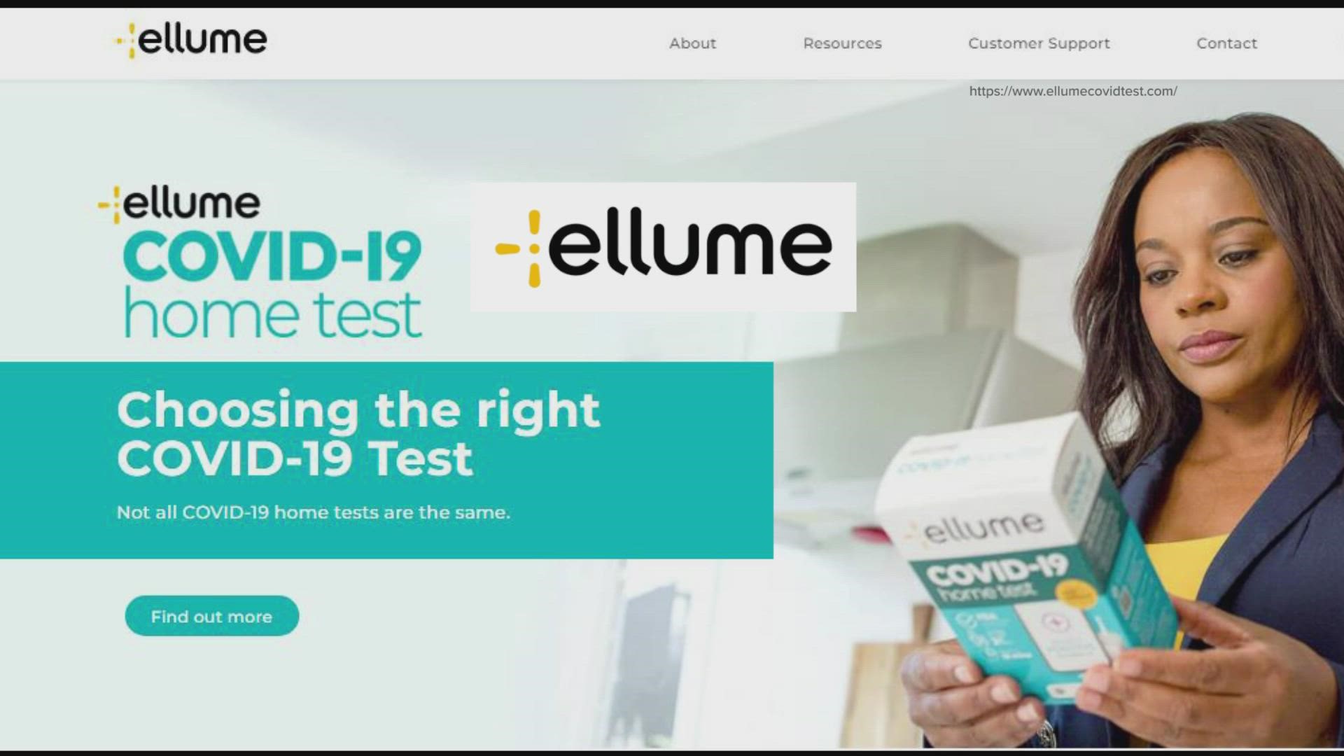 The recalled at-home COVID-19 tests were distributed to retailers and distributors between April and August 2021.