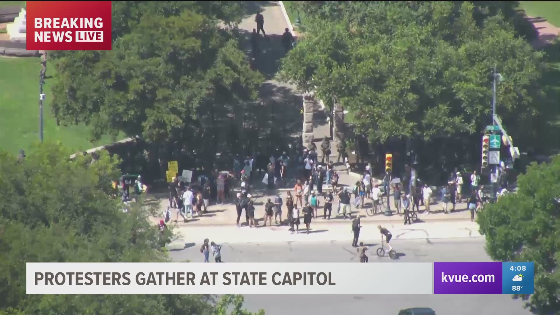 Austin Mayor Steve Adler spoke to us at protests were unfolding across the city.