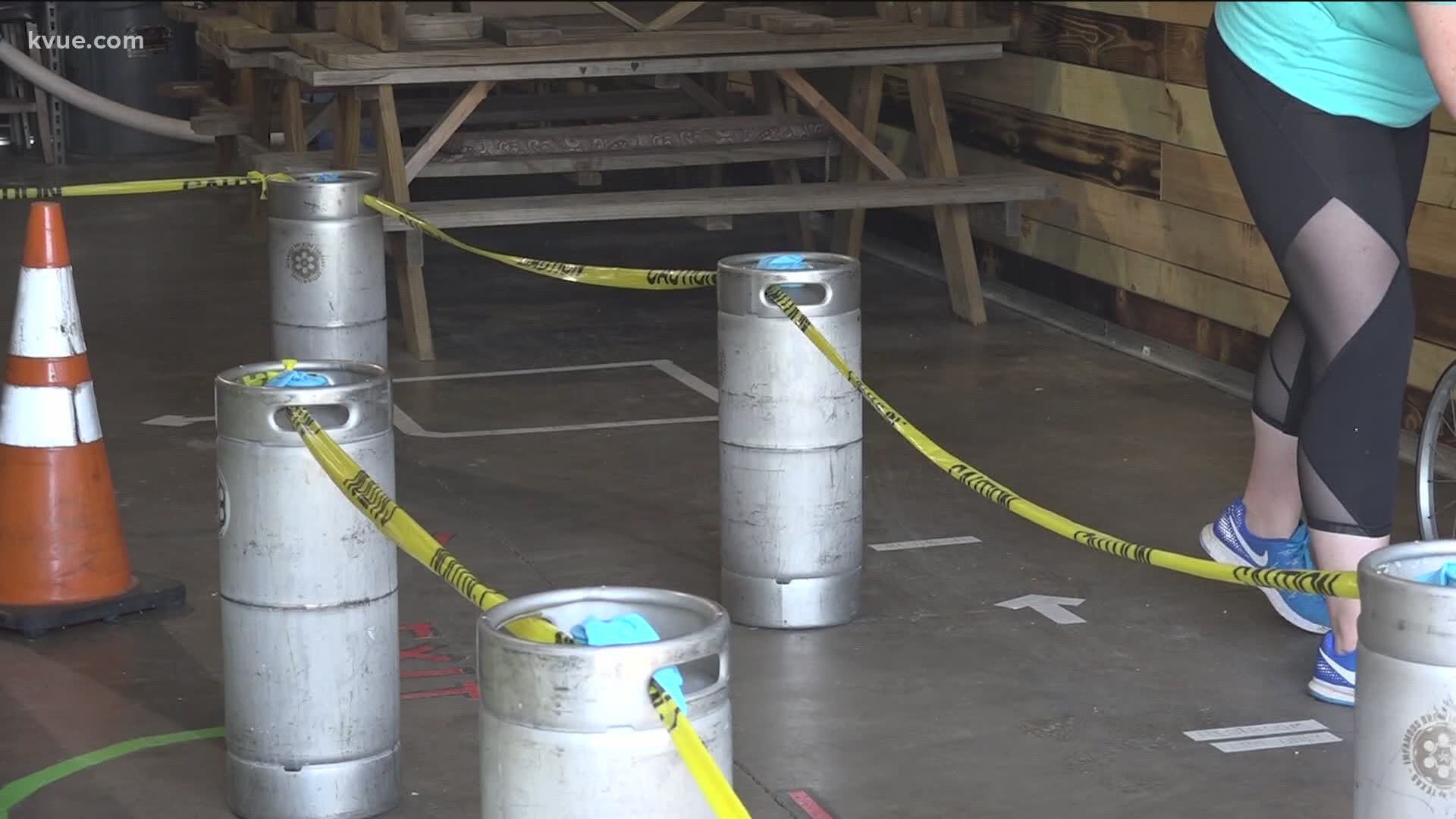 Many Texas breweries are struggling to survive the COVID-19 pandemic, and some owners were using a loophole to keep customers while only selling beer to-go.