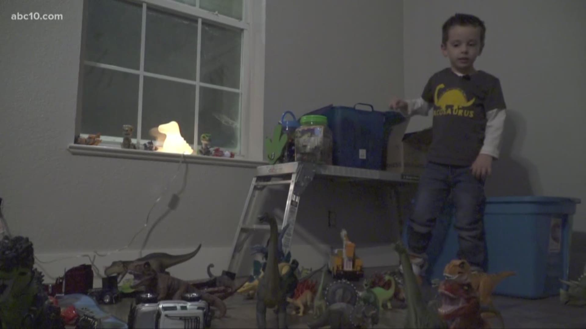 Riley's family lost their home to the Camp Fire in early November. Inside, Riley's treasured dinosaur collection. His aunt took to Facebook to let the community know, and soon packages started to arrive.