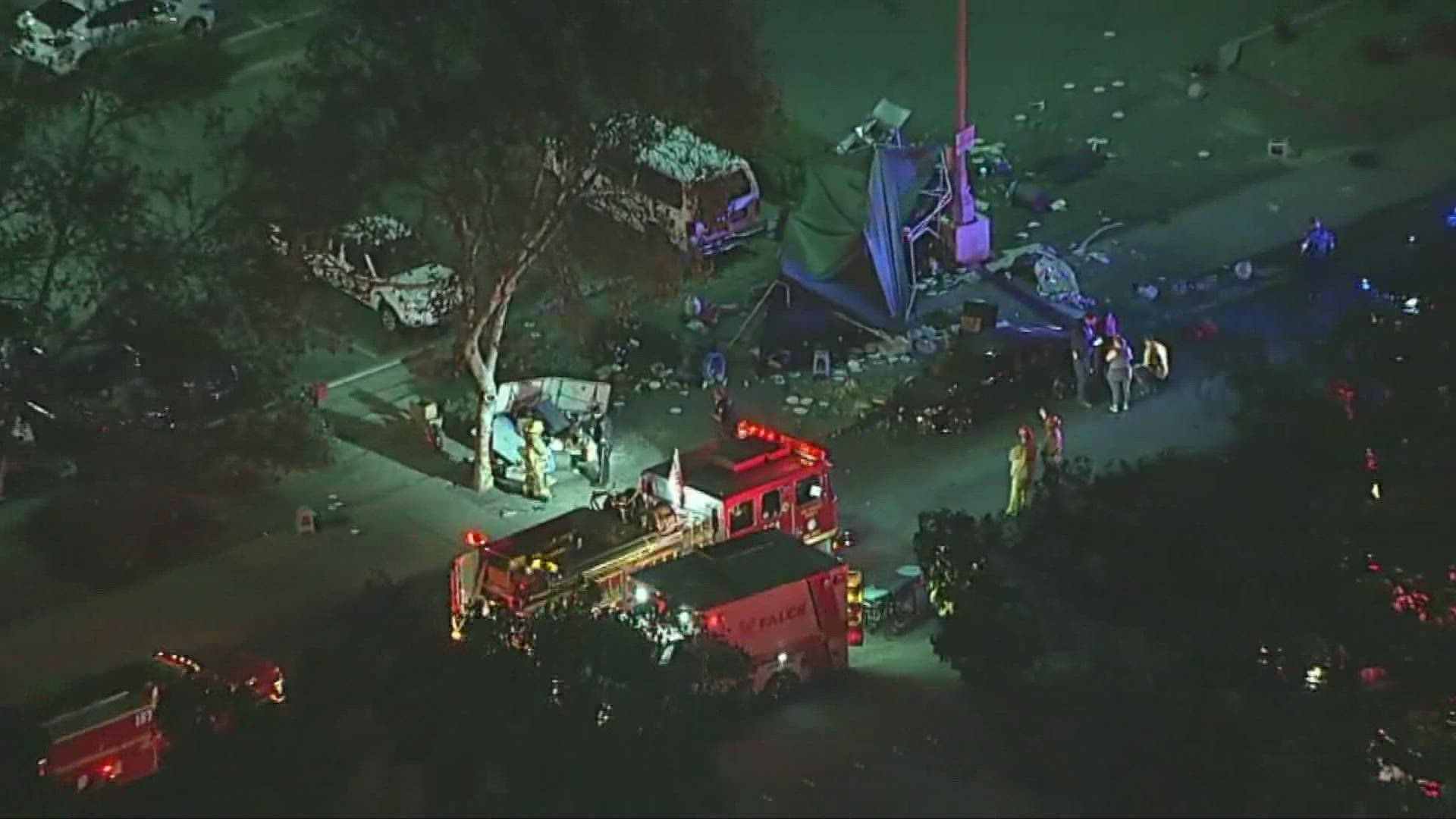 1 dead, 12 injured as car crashes into a Pomona taco stand | wkyc.com