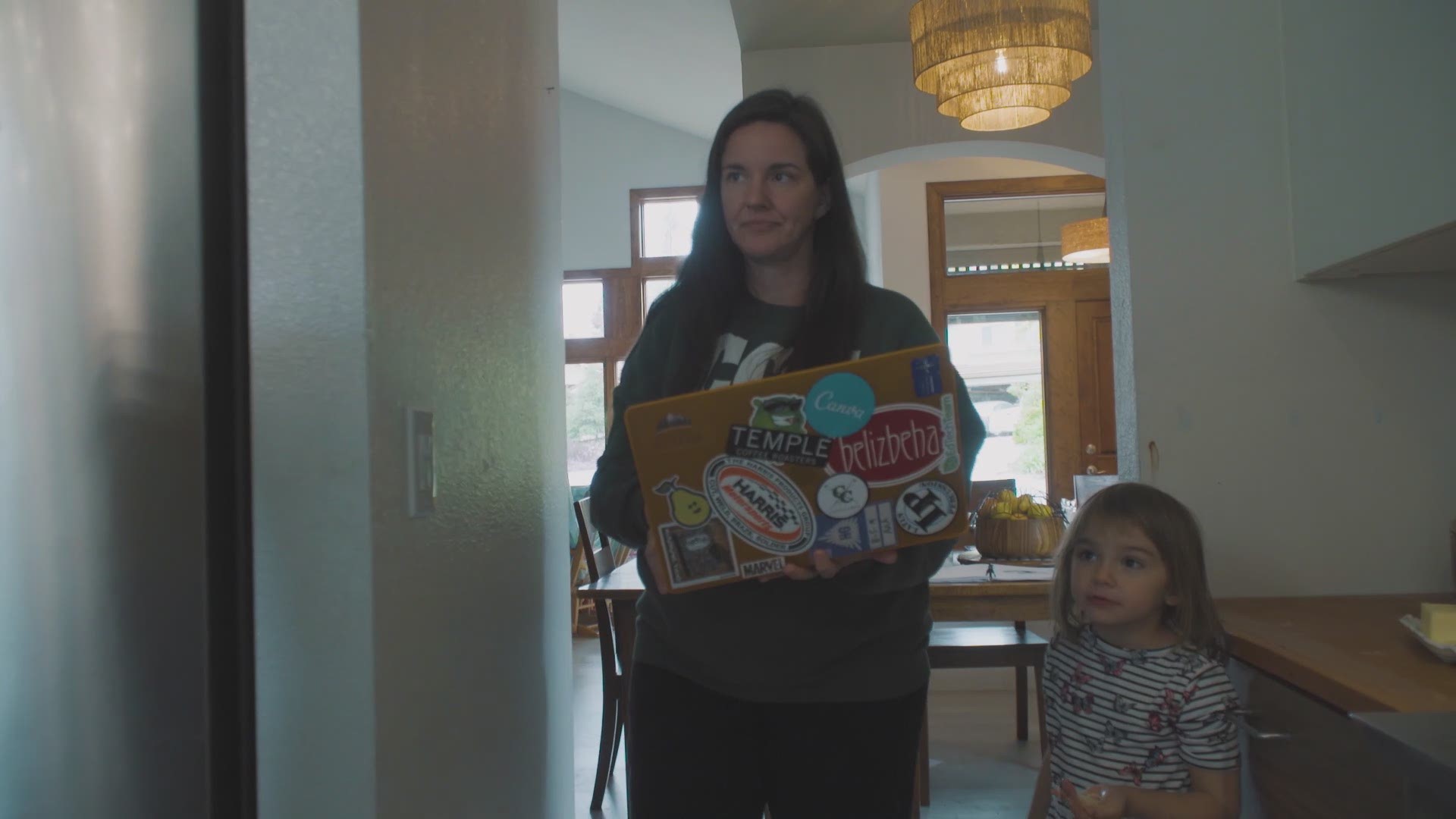 Home school teacher Shauna Anderson helps parents in need of resources during school closures.