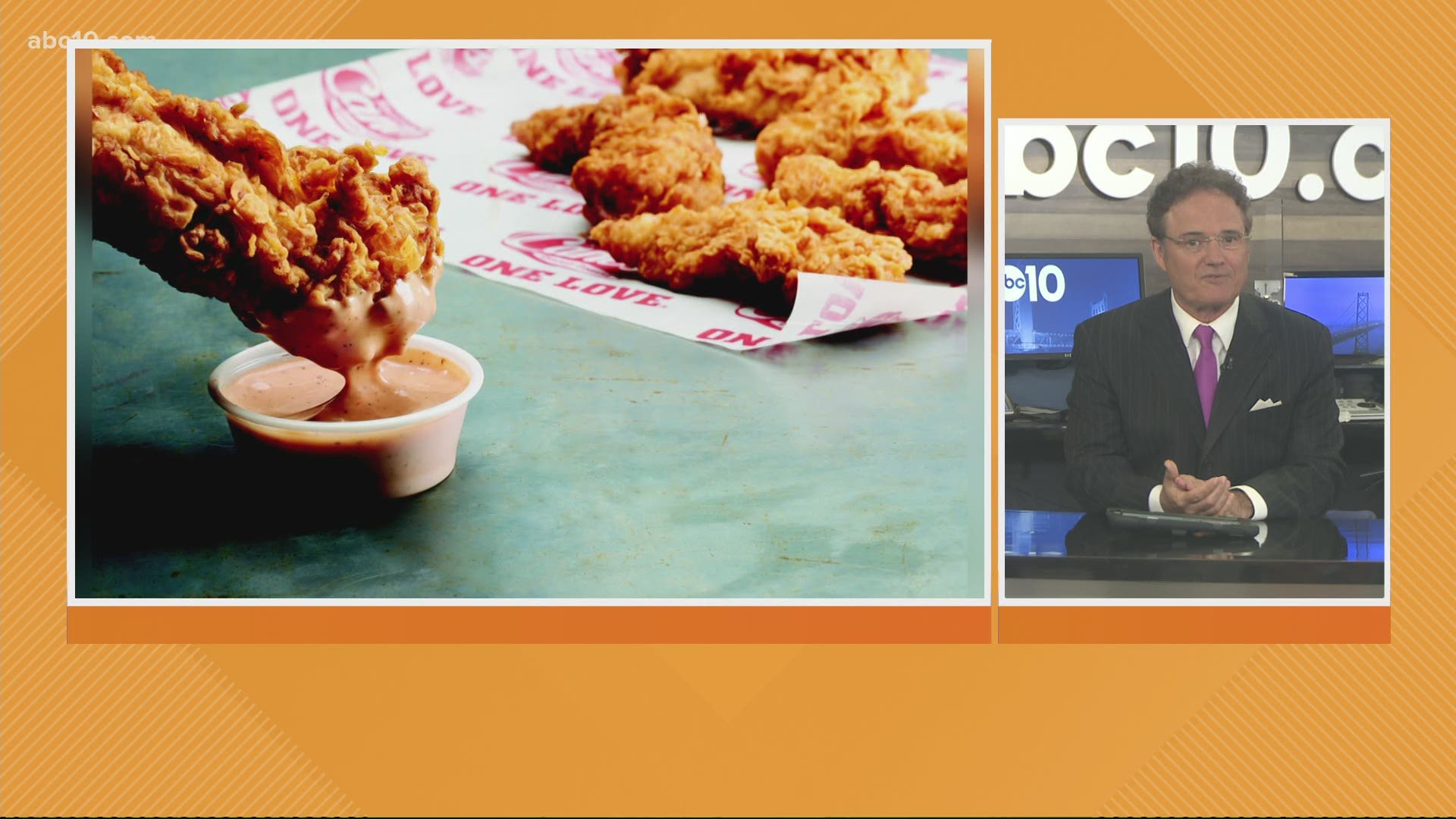 The business specializes in crispy fried chicken fingers.
