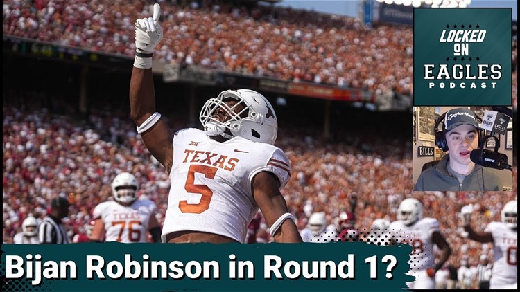 Philadelphia Eagles considering Texas RB Bijan Robinson in the 1st round of the 2023 NFL Draft?