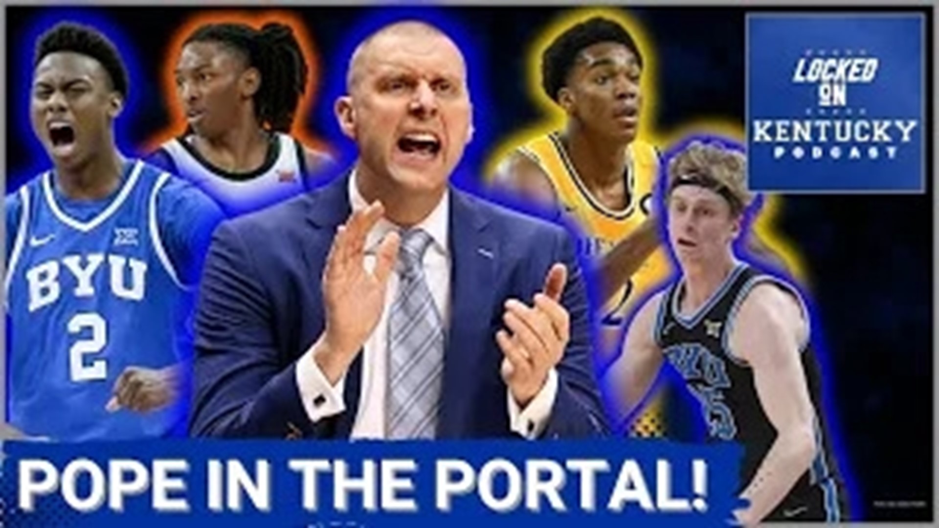 Kentucky basketball head coach Mark Pope is already doing work in the transfer portal.