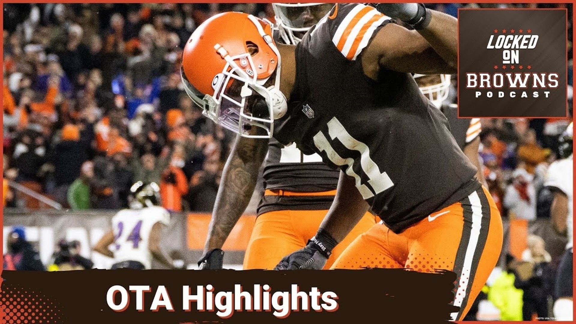 The Cleveland Browns were back outside for OTA's on Wednesday. We saw extensive work from new offensive weapons Elijah Moore and Marquise Goodwin.