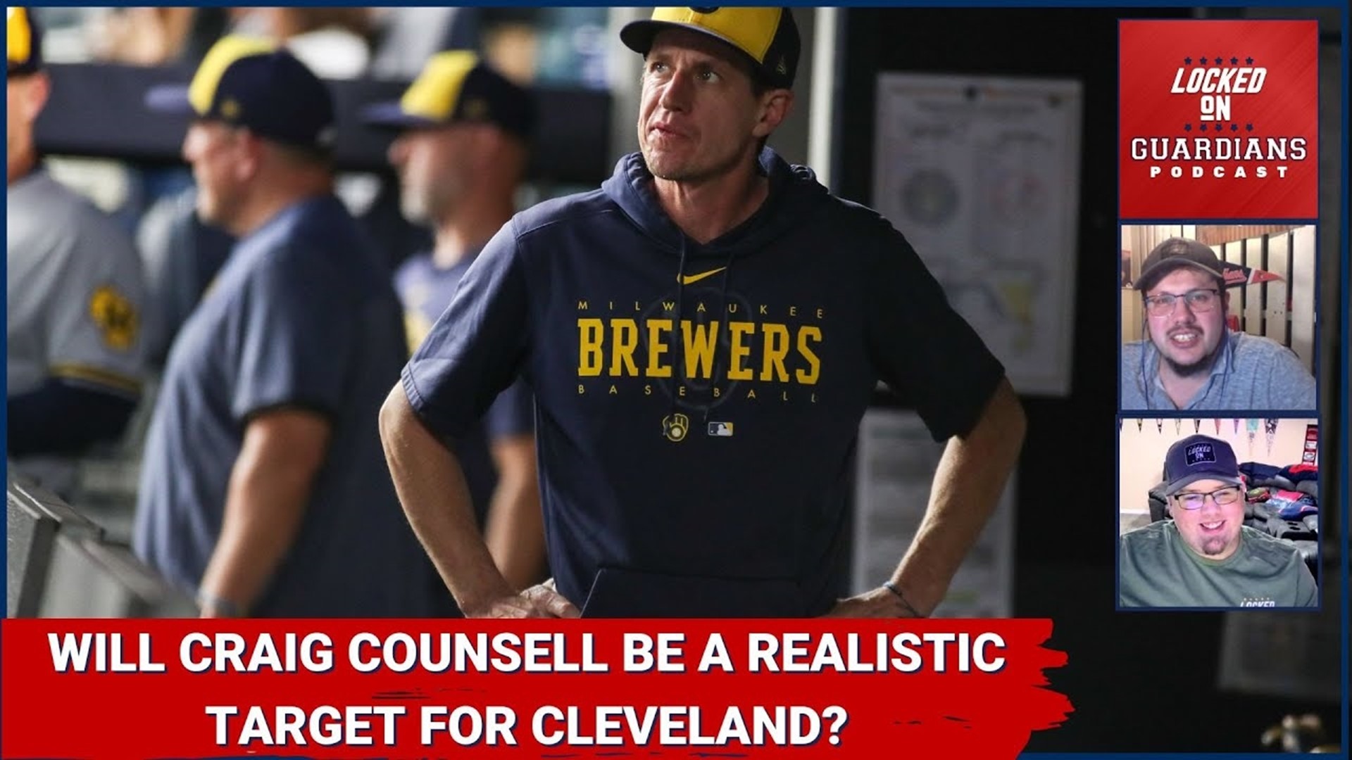 The Milwaukee Brewers were knocked out of the playoffs in the first round in two games. That makes Craig Counsell unofficially a free agent manager.