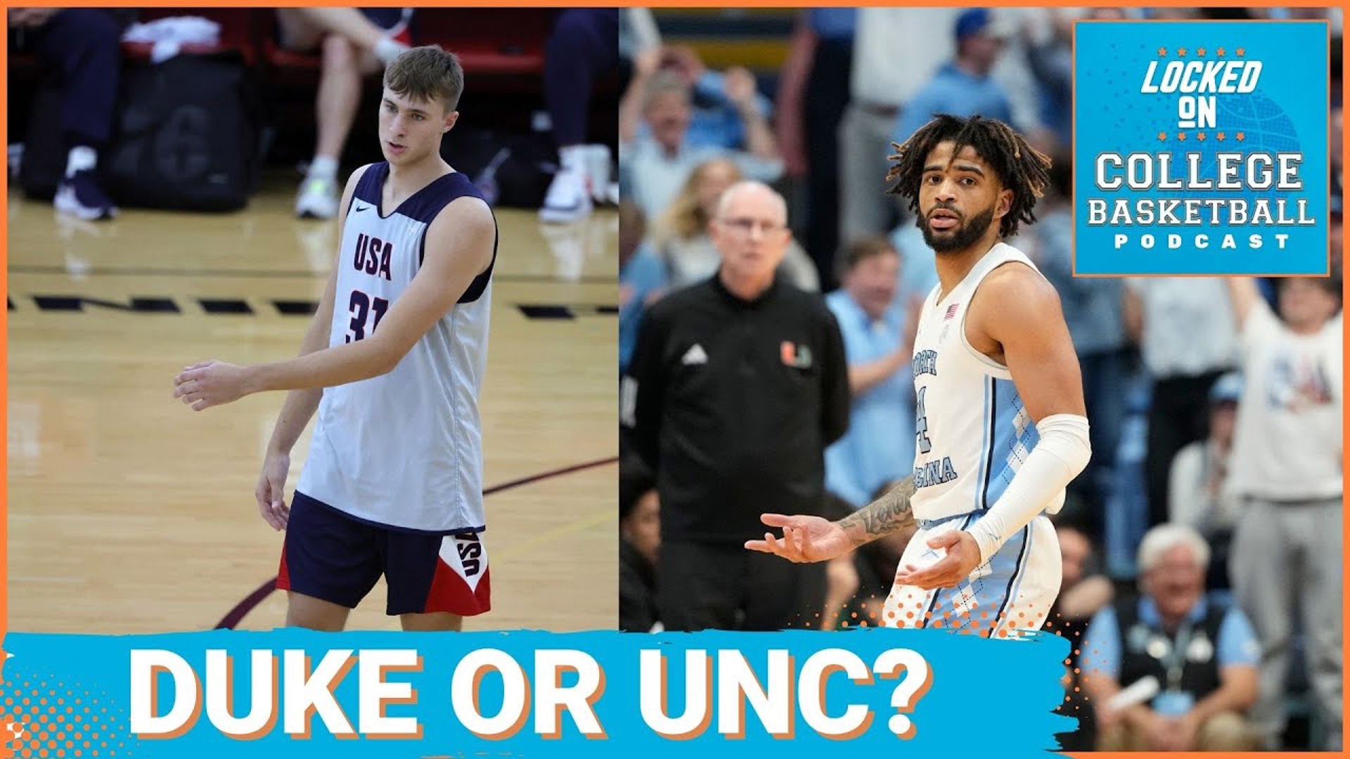 The ACC has two premier college basketball powerhouses in the Duke Blue Devils and North Carolina Tar Heels.