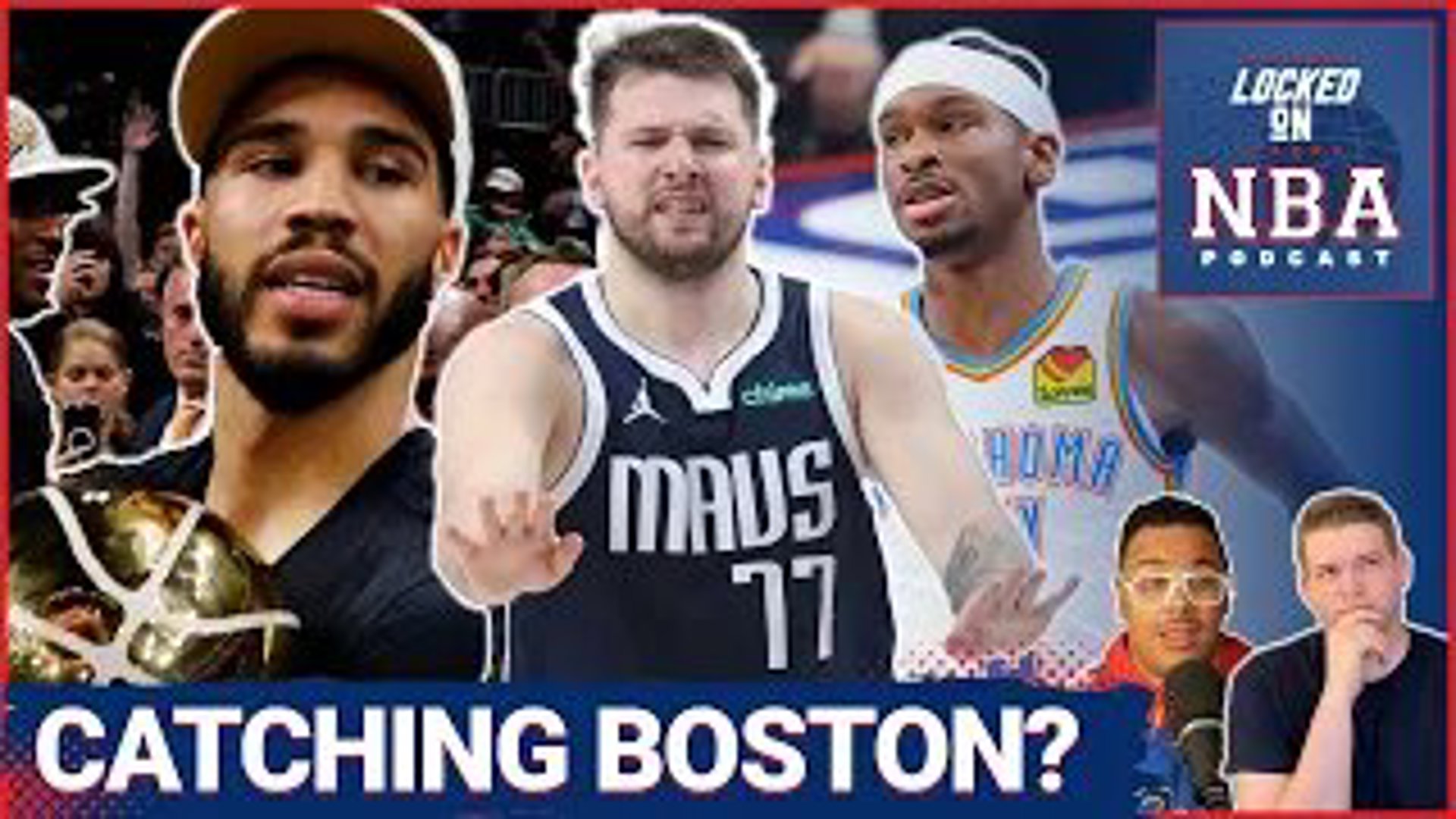 Jayson Tatum, Jaylen Brown, and the Boston Celtics are the team to beat in the NBA next season, but can anyone catch them? Did Luka Doncic's Mavericks improve enough