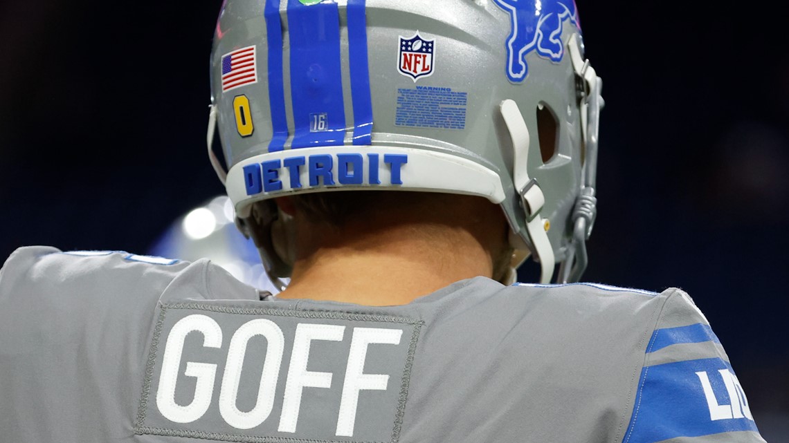 Dan Campbell, Jared Goff dedicate first Detroit Lions win to