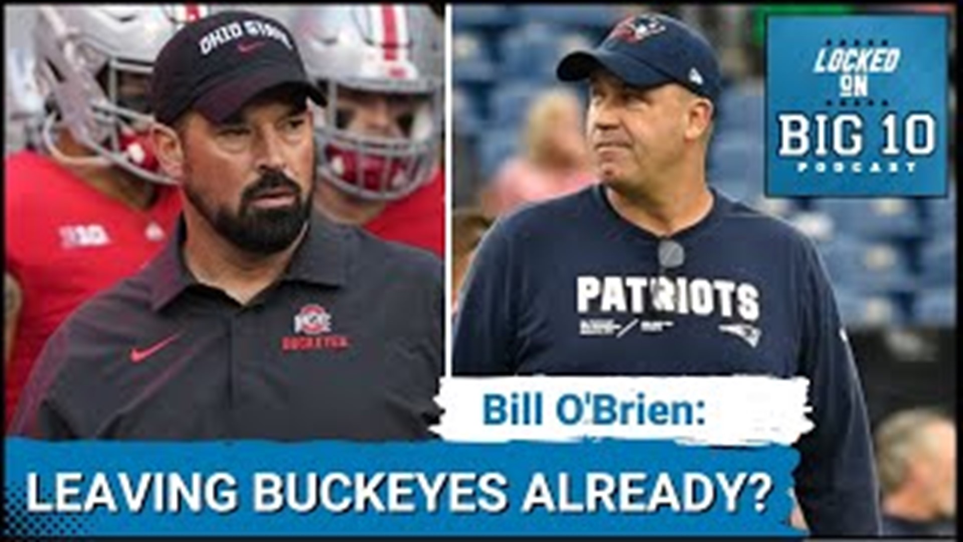 New Ohio State Buckeyes offensive coordinator Bill O'Brien just arrived in Columbus, Ohio to take over Ryan Day's offense and his young but talented quarterback room