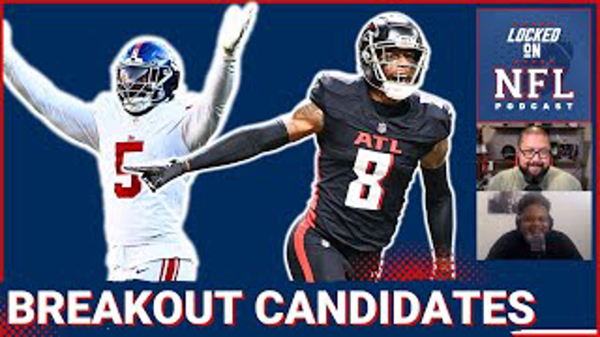 Kyle Pitts of the Atlanta Falcons and Kayvon Thibodeaux of the New York Giants are two breakout candidates in the 2024 NFL Season.