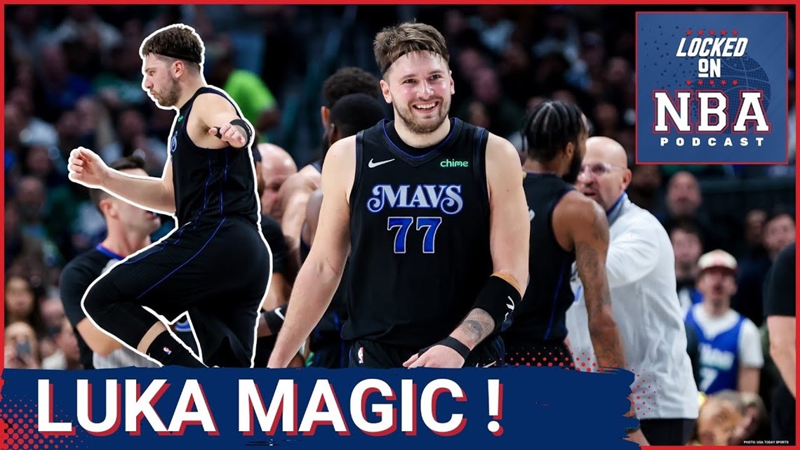 Luka Doncic Drops A TRIPLE DOUBLE IN THE FIRST HALF | Pistons Cant Get ...
