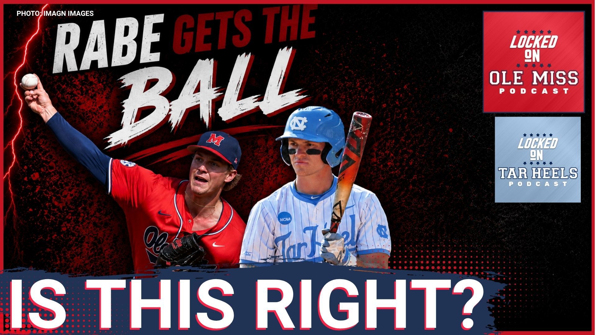 BREAKING: Taylor Rabe Gets the BALL for Ole Miss vs UNC? College World ...