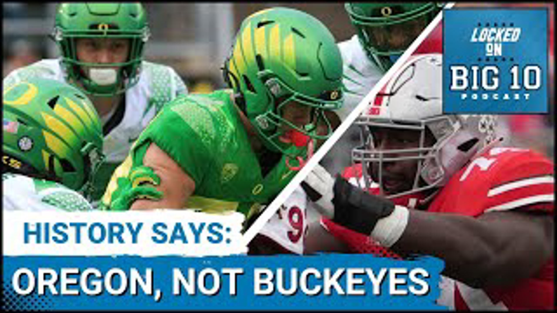 History says the Oregon Ducks football team has the best chance out of every Big Ten team to win the college football national championship.