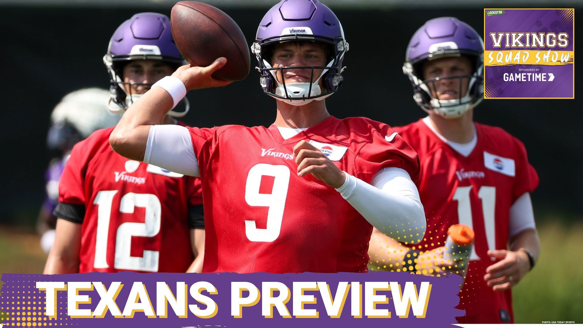 The Minnesota Vikings released their first depth chart with some curious decisions. The guys also preview the Houston Texans matchup in depth.