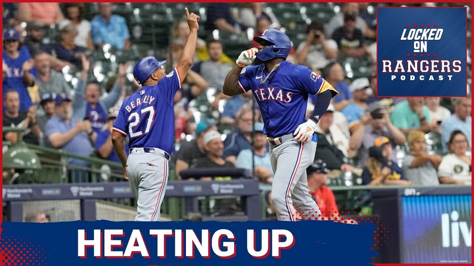 Texas Rangers' All-Star Adolis Garcia starting to break out of big slump while bullpen blows lead