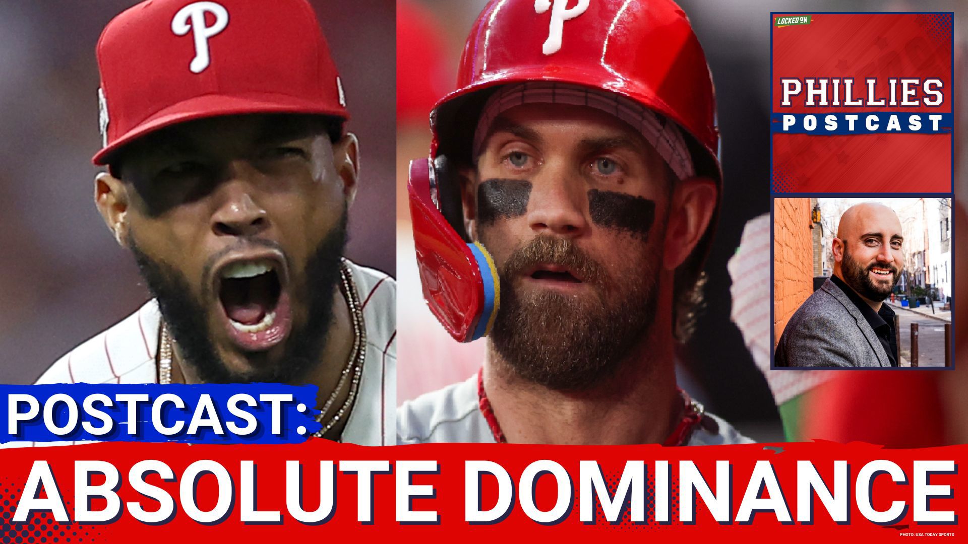 PHILLIES POSTCAST: Sanchez 8-scoreless, Harper HOMERS TWICE ...