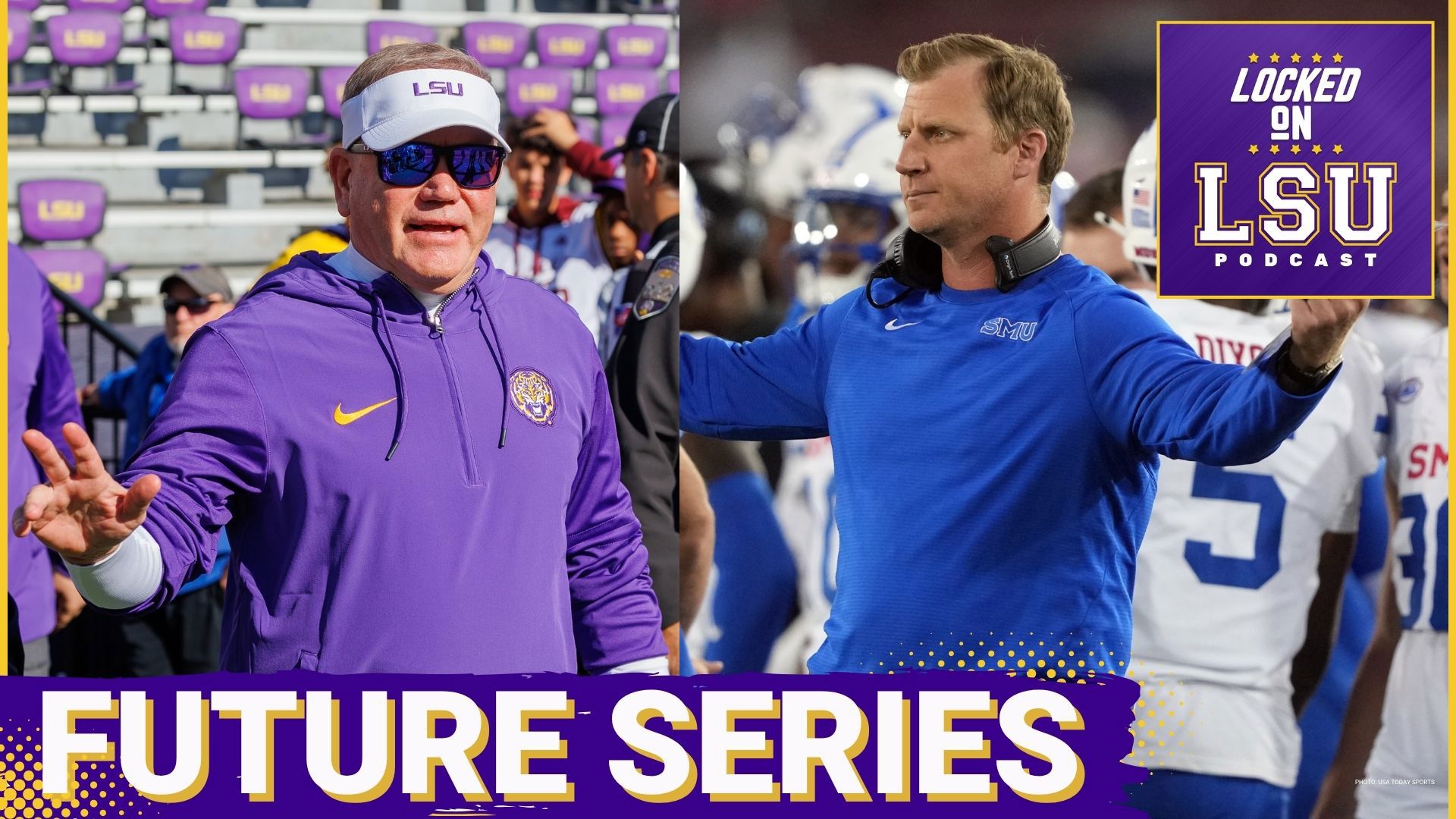 LSU and SMU announced a home-and-home series, but we have an exclusive interview with Verge Ausberry who says the game in Dallas could be played at Jerry World!