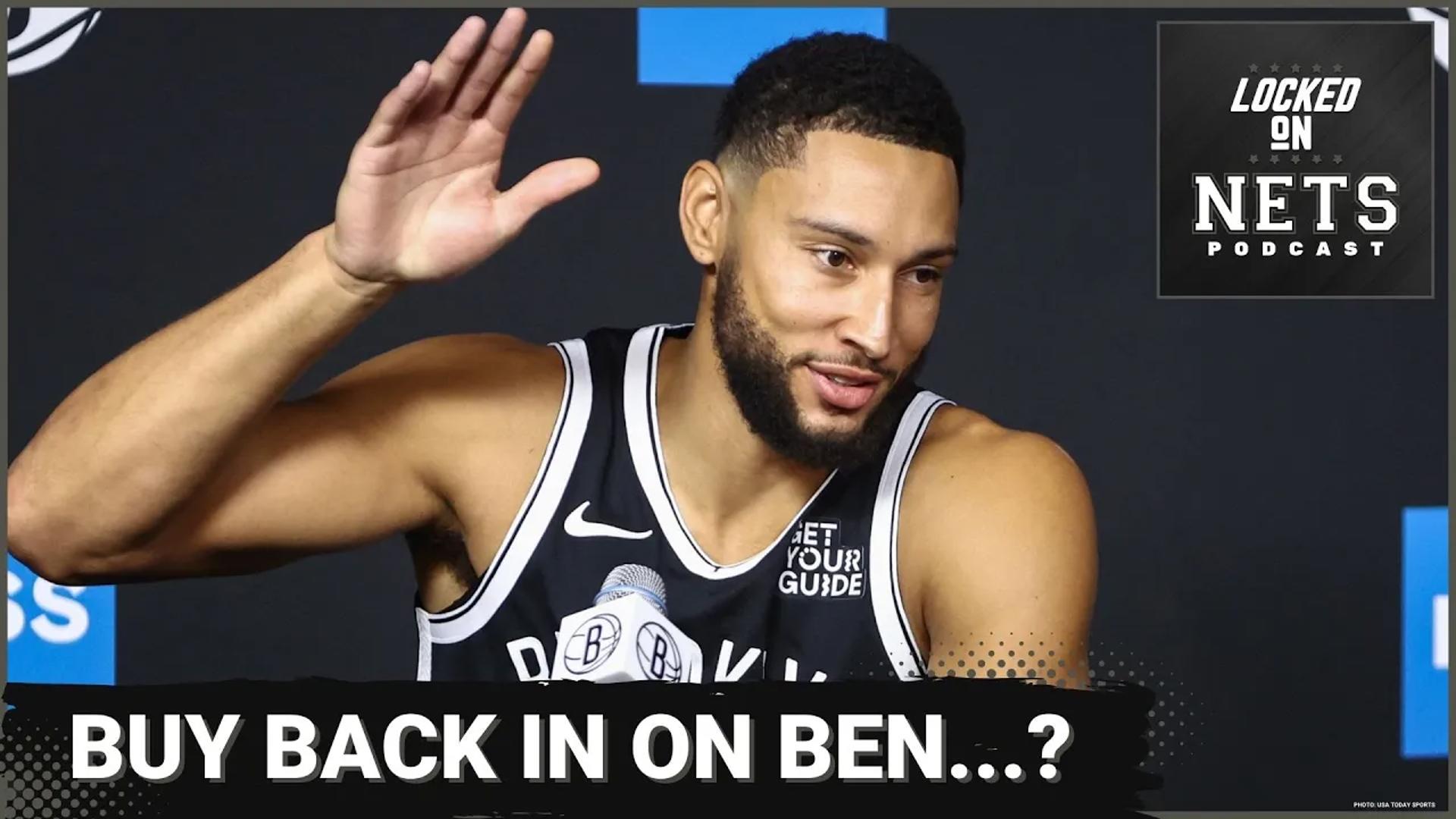 Word out of Nets training camp and media days is that Ben Simmons is fully for the first time since joining the team